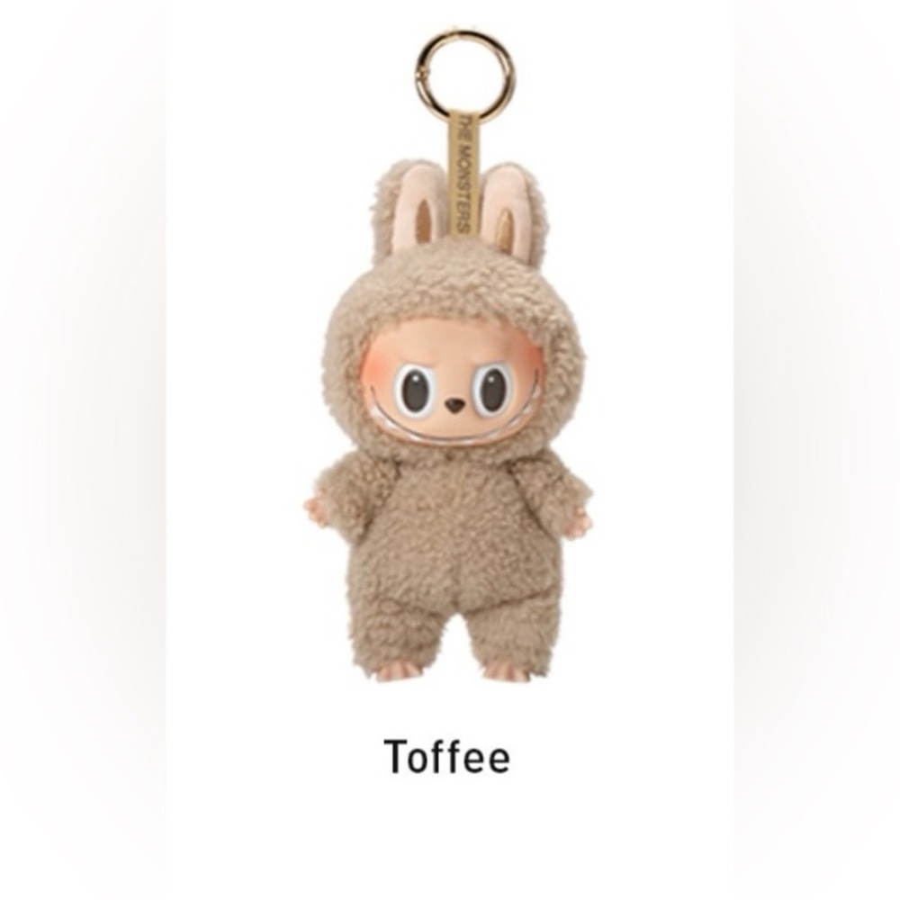 NIB Labubu Exciting Macaron - Toffy - Vinyl Plush Pendant POP MART